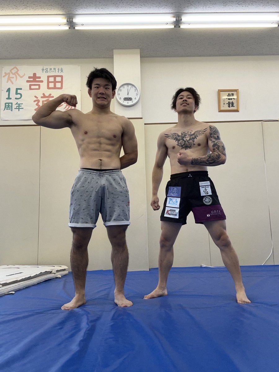 tanitai61's tweet photo. お疲れした。
ハイカロリー消費。
飯食うか。

クロスフィット初めてから明らかに体大きなってるワ

#格闘技吉田道場
#shooto0907
#deeposaka https://t.co/vwkQtFkpQz