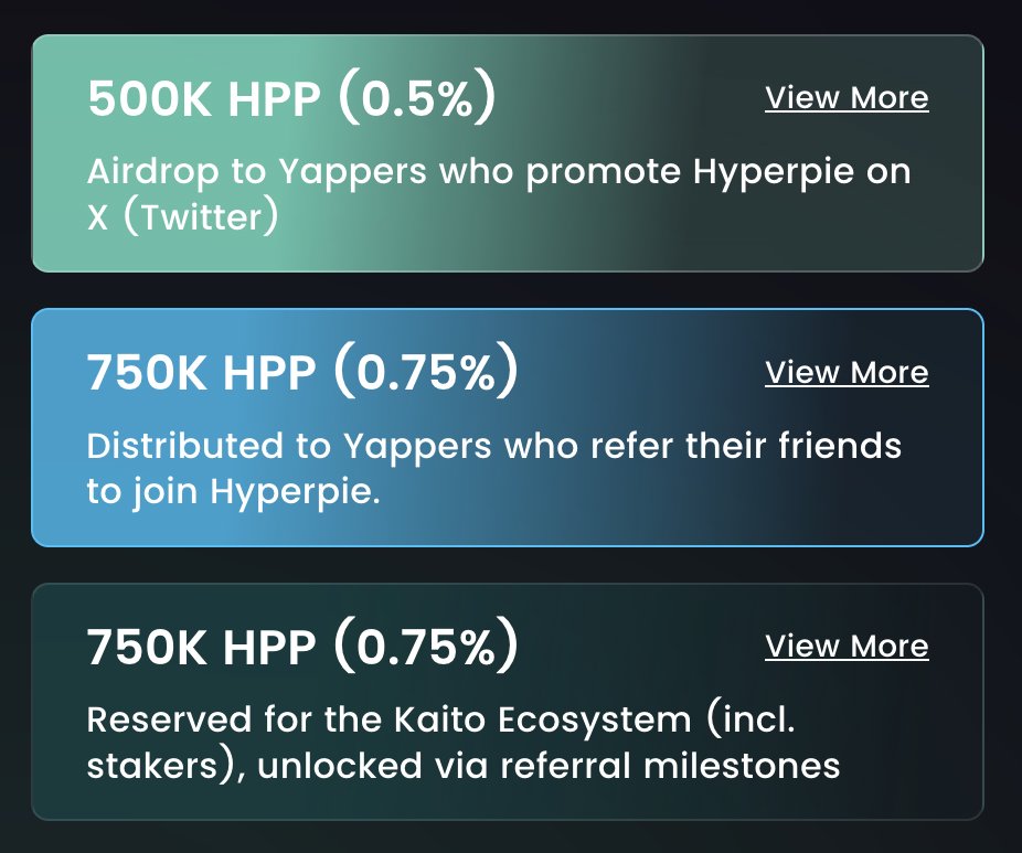 Magpie is coming to Hyperliquid .

Lauching <a href="/Hyperpiexyz_io/">Sudais Arafat</a> .

3 in 1 .

1. Liquid Staking.
2. Meme Launchpad.
3. Meme Dex.

Plus they are running Kaito campaign where they are distributing 2% of the Total supply.