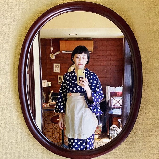 yumiutsugibw's tweet image. お暑うございます。

#働く着物
#ドット
#polkadots 
#ysl
@n_kuronekotei