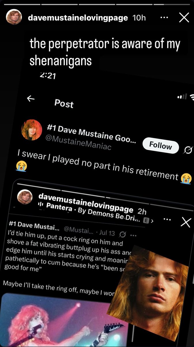 #1 Dave Mustaine Gooner (@MustaineManiac) / Posts / X