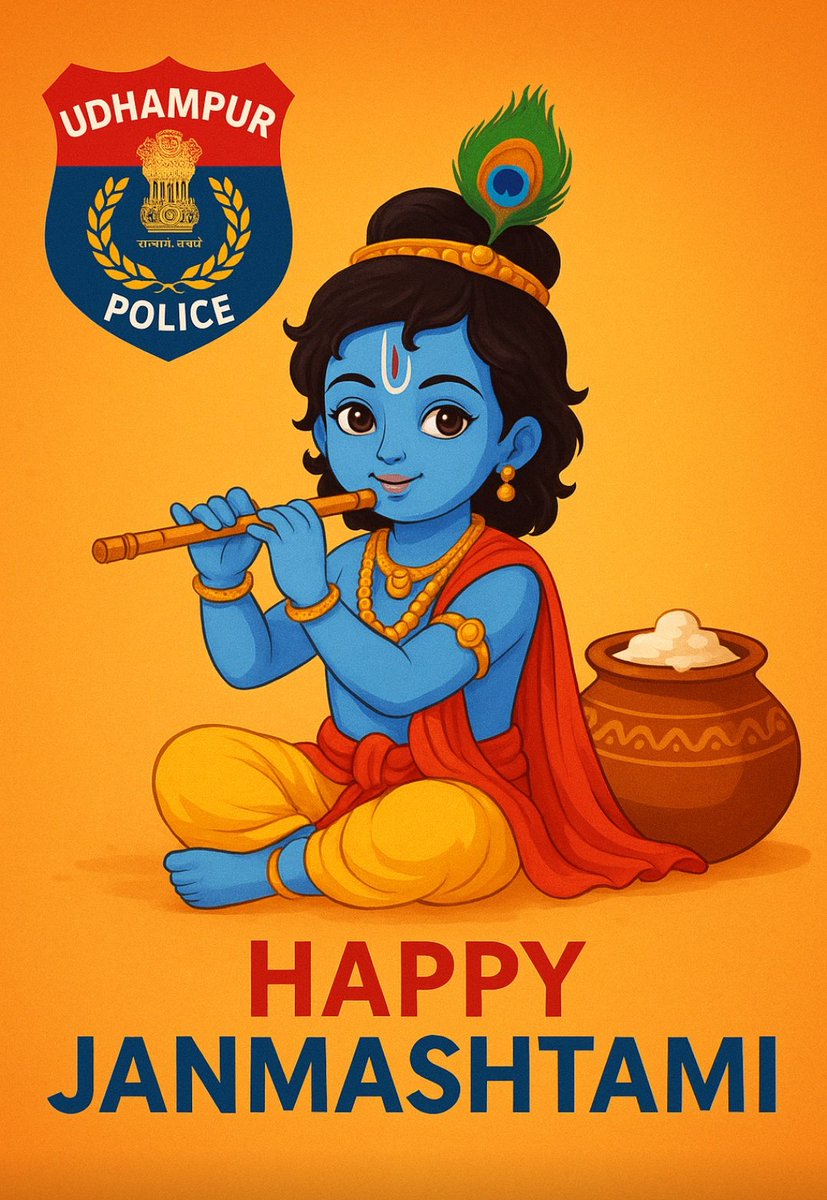 District Police Udhampur (@udhampurpolice) on Twitter photo #PeopleFirst
#UdhampurPolice
SSP Udhampur, Sh.Amod Nagpure-IPS extends greetings to the families of Martyrs, Police Pariwar & the general public on the auspicious occasion of #Janmashtami. May this holy festival bring peace, prosperity, and happiness to all <a href="/ZPHQJammu/">Zonal Police Media Centre- Jammu Zone</a> <a href="/Amod_India/">Amod Nagpure</a> #PeopleFirst
#UdhampurPolice
SSP Udhampur, Sh.Amod Nagpure-IPS extends greetings to the families of Martyrs, Police Pariwar & the general public on the auspicious occasion of #Janmashtami. May this holy festival bring peace, prosperity, and happiness to all <a href="/ZPHQJammu/">Zonal Police Media Centre- Jammu Zone</a> <a href="/Amod_India/">Amod Nagpure</a>