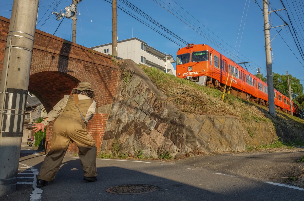 railman_nakai's tweet image. 撮影シーンをスタッフに撮られてた
おしりぷりっぷり（笑）