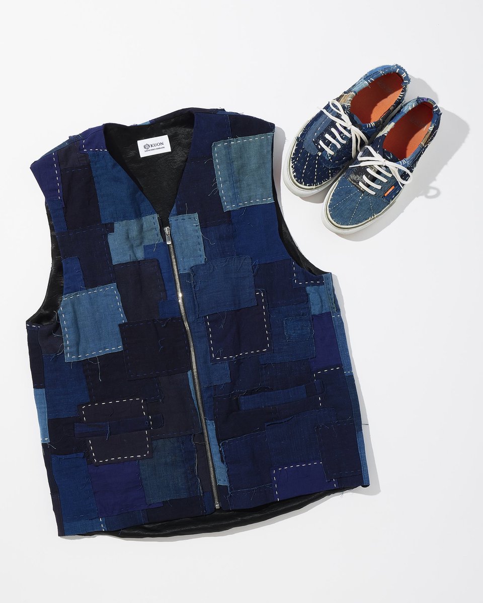 実用可♪白糸粗刺し子の襤褸マルチカバー boro japan vintage