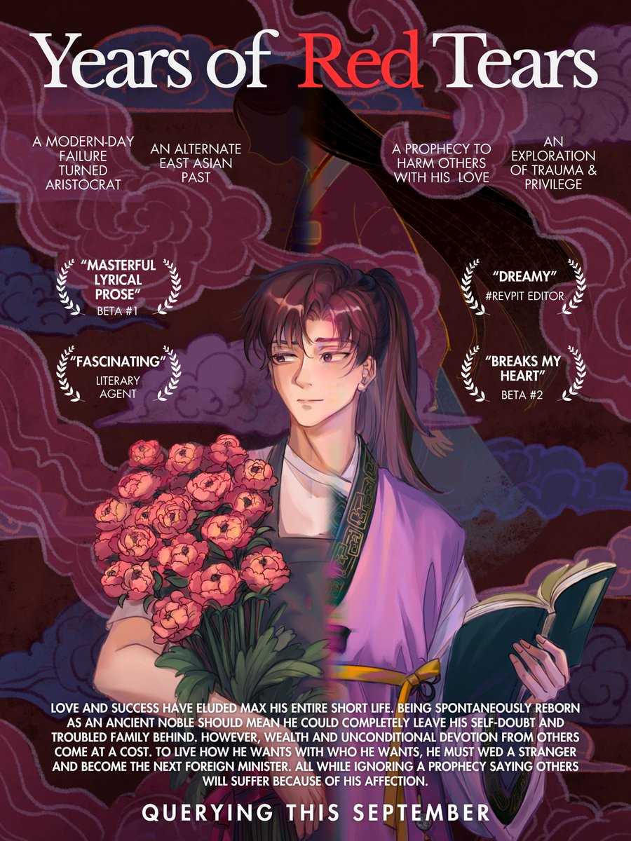 Slice-of-life Isekai x June Farrow x Asian classics
🫂 love vs fate
🧮 undying trust vs expected betrayal
🐉 East Asian fairytales
🪭 sentimental man meets decisive women
✒️ pen pals &amp; soulmates
🩸 lingering family trauma
🕰️ timeless societal pressures
#PosterPit #Q #A #LF #HF #F