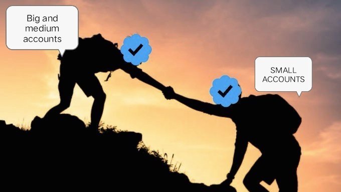 Todas las Interacciones son importantes.
El 🔃 lleva mi tweet a TODOS tus seguidores
Así que hagamos crecer nuestras cuentas
Dale al ❤️ y TE SIGO esperando tu FOLLOWBACK

🔄  y DIFUNDE LA PALABRA
Juntos Somos Más