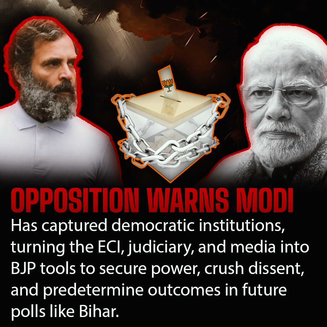LabDiscourse's tweet photo. From politics to the courts Modi’s BJP appoints its own ex-spokesperson as a High Court judge. Democracy hijacked, judiciary compromised.
#IndependenceDay #DOMIIA
#Putin
#یوم_قائداعظم_16_اگست
#BJPExposed #JudicialCapture #IndiaFail #DemocracyInDanger https://t.co/CoHxrUYuXr