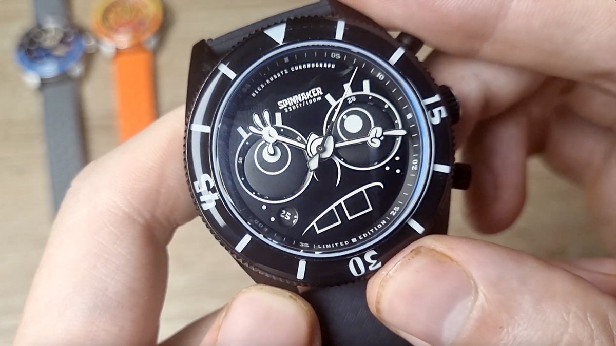 Spinnaker Fleuss Chronograph SpongeBob Squarepants Eyedial Limited Edition Ref SP-5154-02
youtu.be/xES5xRMHwFc?si…