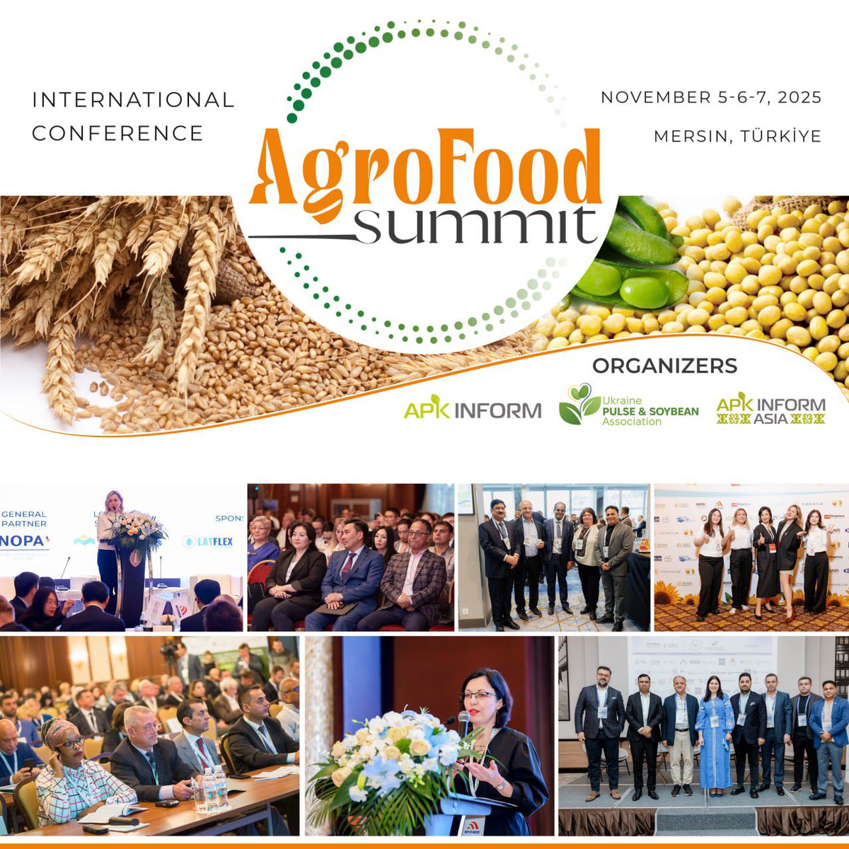 We invite you to Mersin for AgroFood Summit 2025! 
Read full👉🏼apk-inform.com/en/news/1549791

The detailed AgroFood Summit 2025 program👉🏼 agrofoodsummit.com/en/program

Participation terms for the summit are available here👉🏼 agrofoodsummit.com/en/participati…