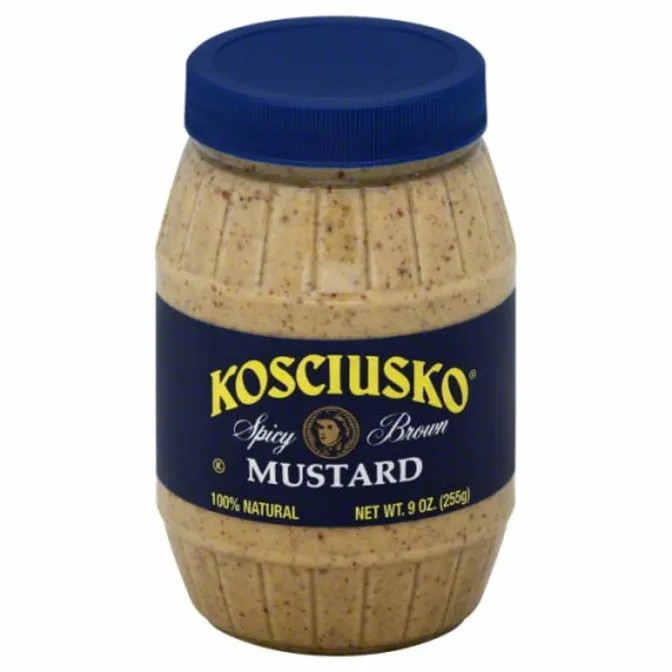 teledeath's tweet photo. @ENTROPEIA @scarlettactual im pescetarian but holee fuck that sounds awesome... idk if youve had this but it would kill with the kraut and ham...  best gotdamned mustard on earth imho https://t.co/BAUwS7vCAE