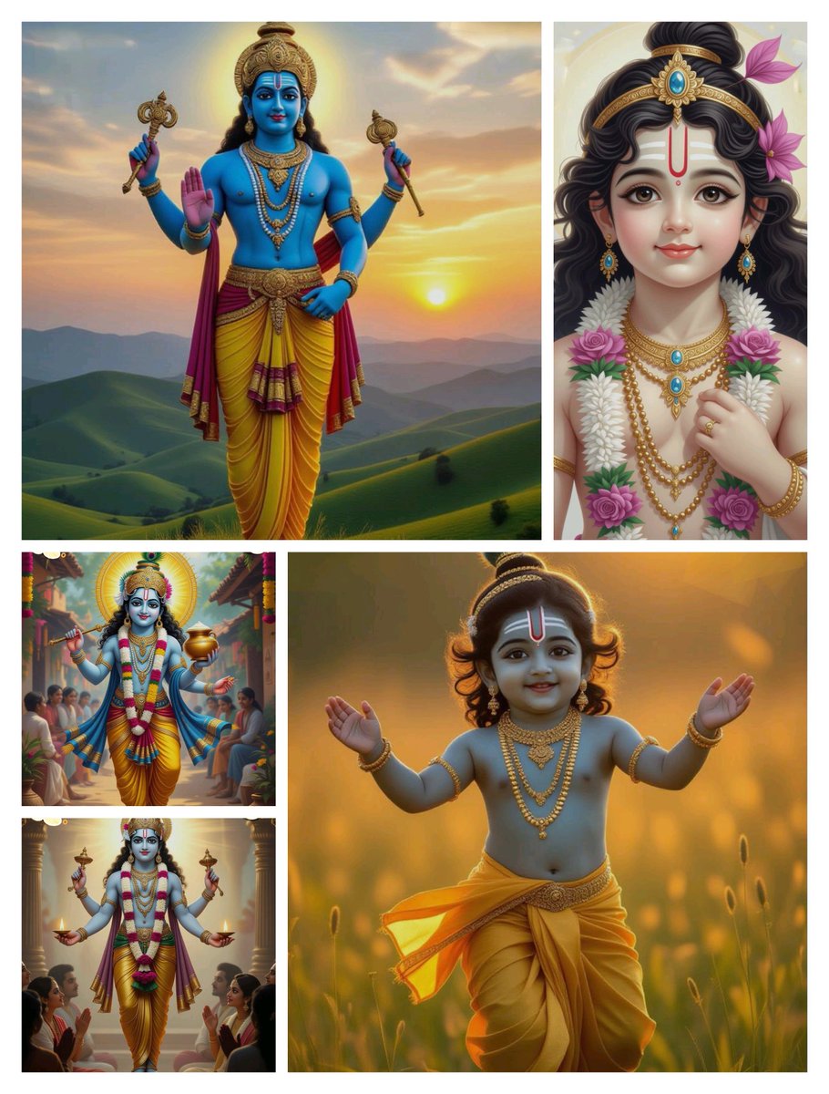 ॐ कृष्णाय वासुदेवाय नमो नमः🙏🏻
श्री कृष्ण जन्माष्टमी की हार्दिक शुभकामनाएँ! भगवान श्री कृष्ण का आशीर्वाद आप सभी पर बरसे, और उनका प्रेम, ज्ञान व आनंद आपके जीवन को रोशन करे। नंदलाल के जन्मोत्सव की खुशियाँ हर दिल में बांसुरी की मधुर तान बनकर गूँजें। 🌸🙏 #जय_श्री_कृष्णा