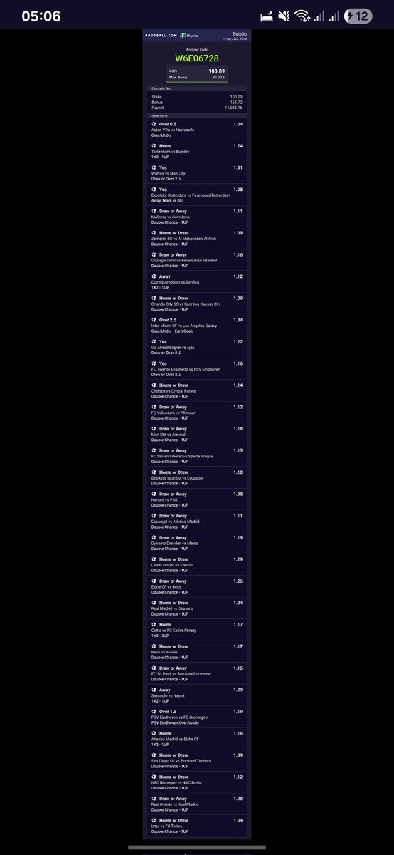 NawaForYou1's tweet photo. W6E06728

Football .com
100 odds Sat - next sun
Double chance 1up 
Option no dey sporty. https://t.co/Fj5azW7atj