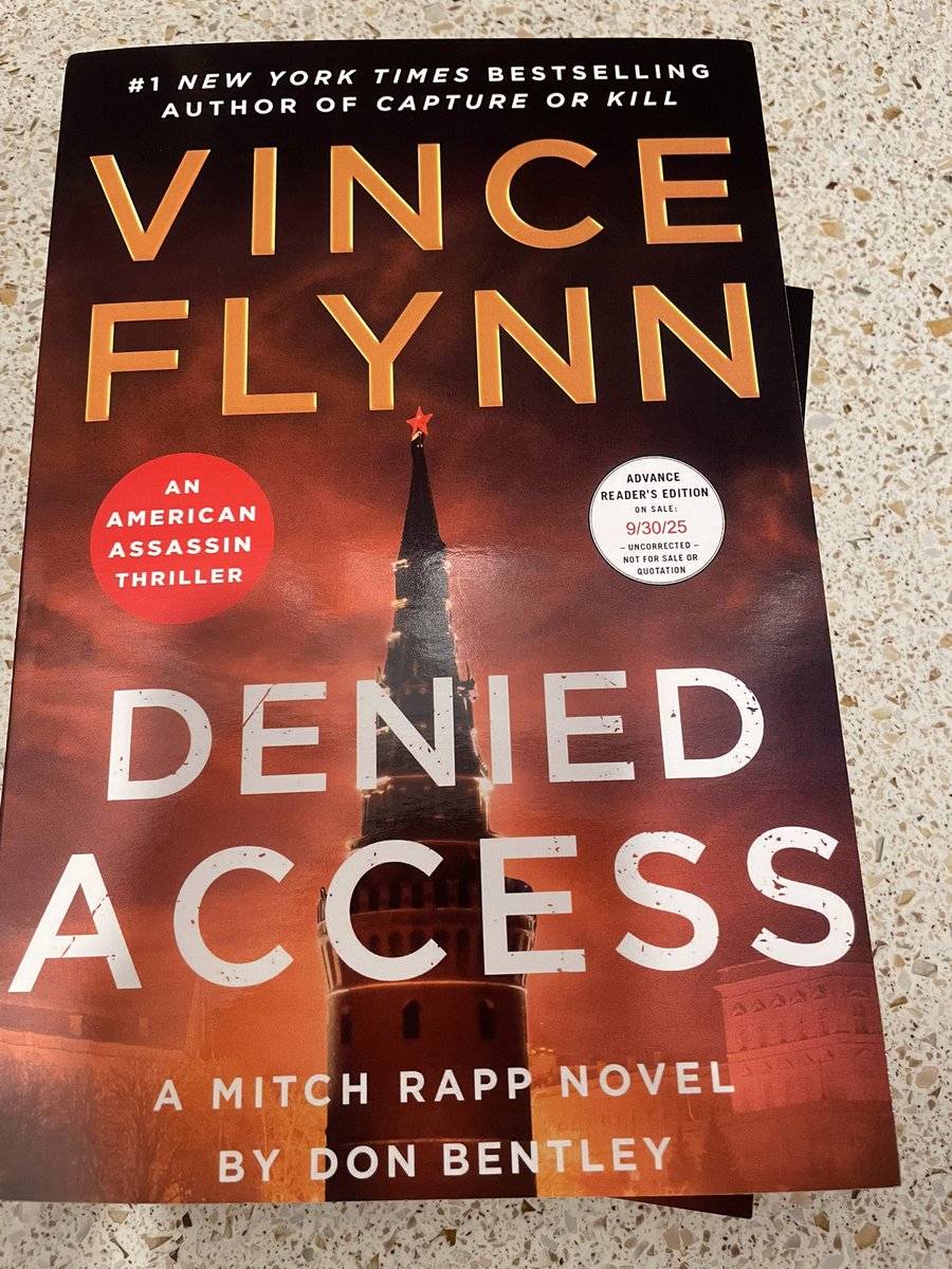 jolenechestnut's tweet image. Just finished #DeniedAccess. The first sentence is fantastic! The characters, tension, suspense, dialogue, history…just everything makes you keep turning the pages. The way @bentleydonb leaves you wanting more keeps #MitchRapp fans excited &amp;amp; counting down the days to 9.30.
