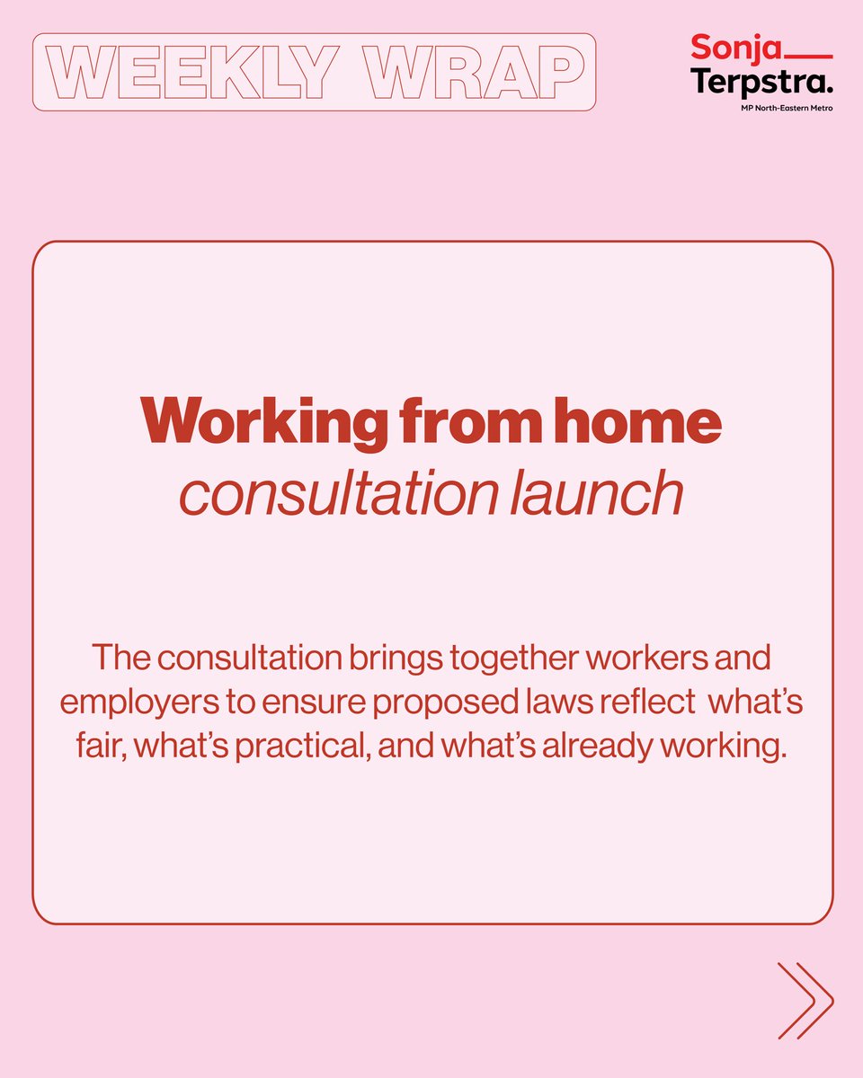 TerpsMLC's tweet image. ICYMI: It was a busy sitting week in Parliament, with plenty happening both in the chamber and across the North-Eastern Metropolitan Region from streamlining approvals for small lot housing to ongoing consultations on flexible work arrangements.

#Housing #SRL #WorkingFromHome