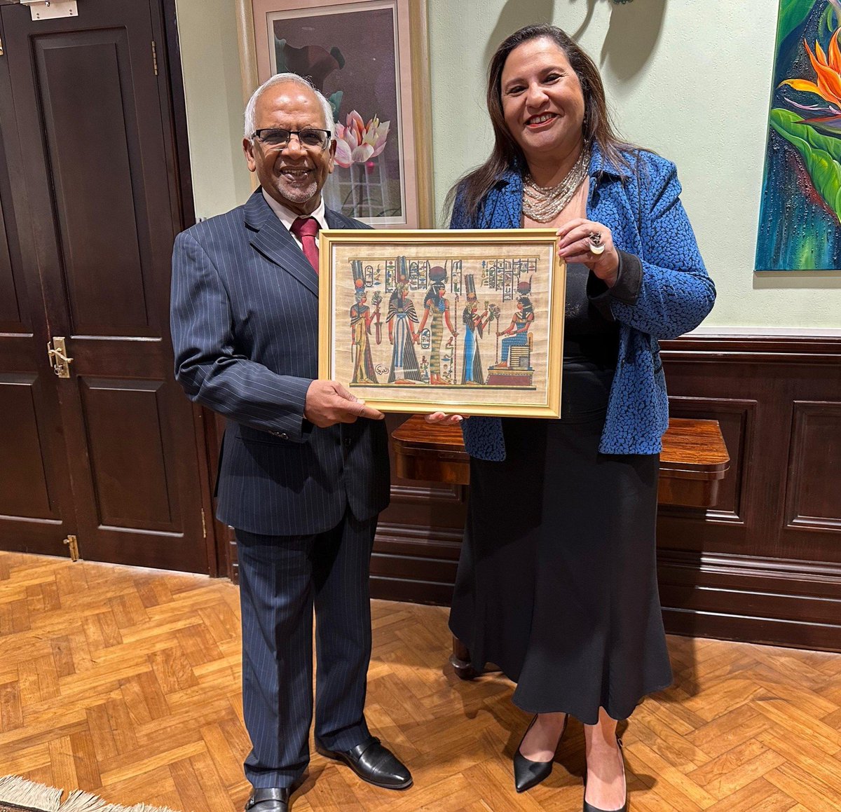 H.E. Dharambeer Gokhool tweet media