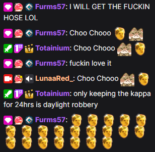 Mythic_Luna's tweet photo. Amazing stream tonight, I had my first GOLDEN KAPPA HYPE TRAIN! Shared with @MissieSniper. Wild! Thank you so much!

#smallstreamer #golden #contentcreator #twitch
 https://t.co/RoE9r4Q5dL https://t.co/8ubK1WCx8d