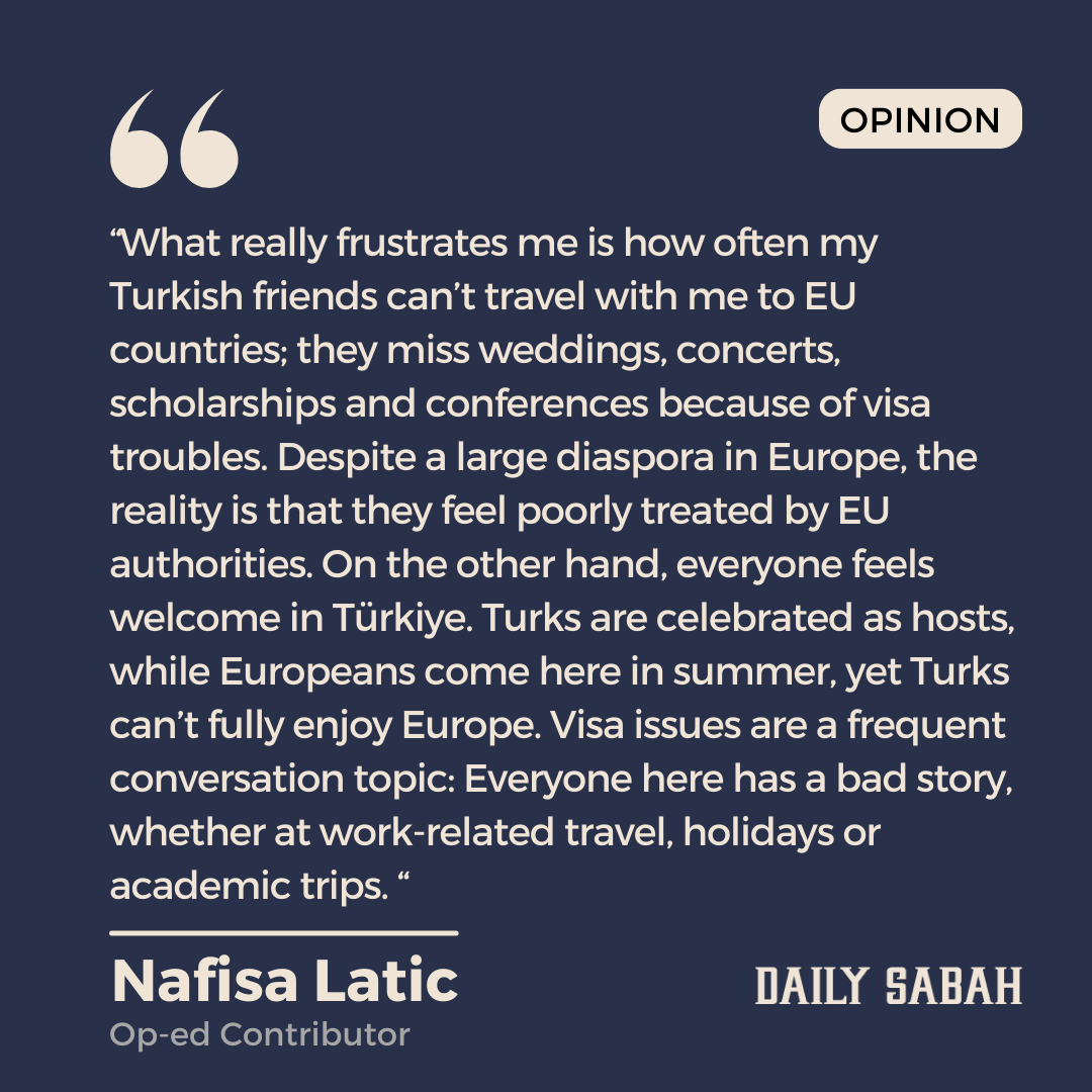 He who goes slowly, goes far: My Turkish friend's Schengen dream - By Nafisa Latic | DS Opinion
dailysabah.com/opinion/op-ed/…