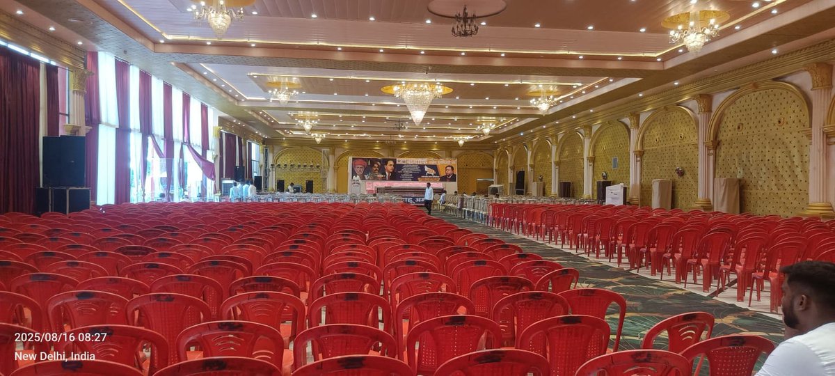 #बामसेफ_एवं_राष्ट्रीय_मूलनिवासी_संघ 40 वां उत्तर प्रदेश राज्य अधिवेशन की तैयारी पूरी 
#16_अगस्त_2025
#स्थान_महल_रिसार्ट_अमहट_चौराहा_सुल्तानपुर_उत्तर_प्रदेश
अध्यक्षता - आदरणीय वामन मेश्राम साहब (राष्ट्रीय अध्यक्ष, बामसेफ, नई दिल्ली)