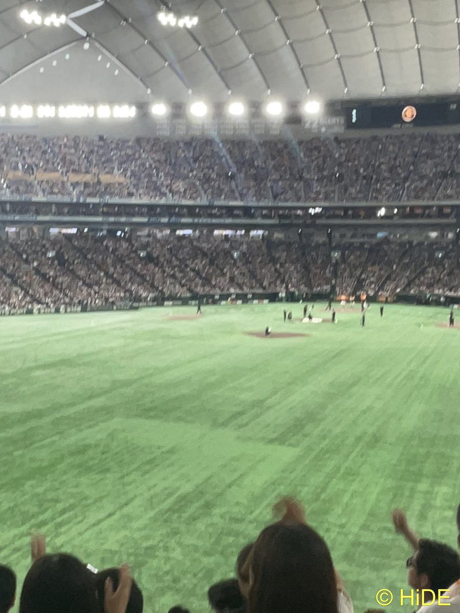 そんなわけで今日はここ。
テレビ中継あるみたいだけど映るかしら？？？ #東京ドーム