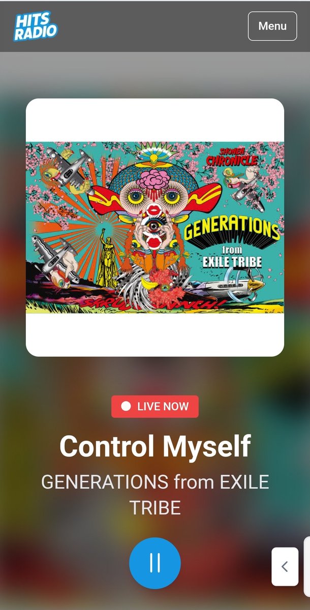 Nao24027934's tweet photo. 🇨🇦の📻@HitsRadioCanada 
#ControlMyself by #GENERATIONS 
ありがとうございました🙏 https://t.co/X7pu5LkccD