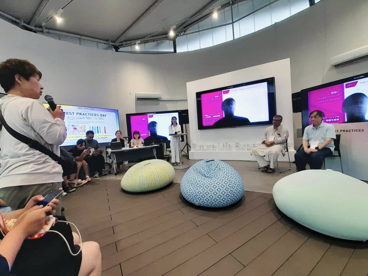 banglanatak's tweet photo. Proud moment! 🎉 Our Art for Life model has been selected as a Best Practice at Osaka Expo 2025 under Empowering and Connecting Lives.
Today, Founder Director Amitava Bhattacharya showcased how culture builds sustainable, resilient communities. 🌍✨
#OsakaExpo2025 #ArtForLife https://t.co/jSjRDwACGn