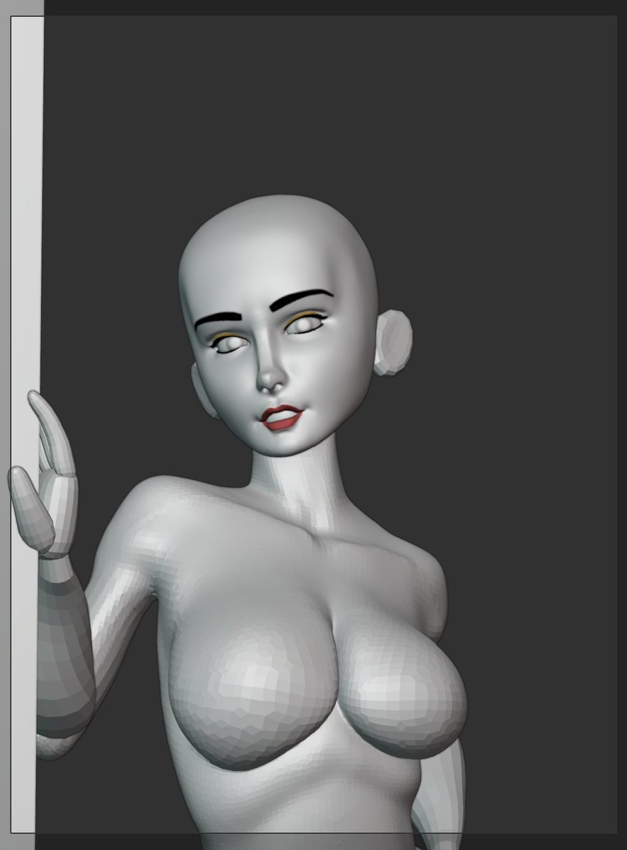 Ngl, I'm curious if people like wip pictures or just seeing the final render. I guess I'll find out in a few days.
#3dart #WIP #b3d