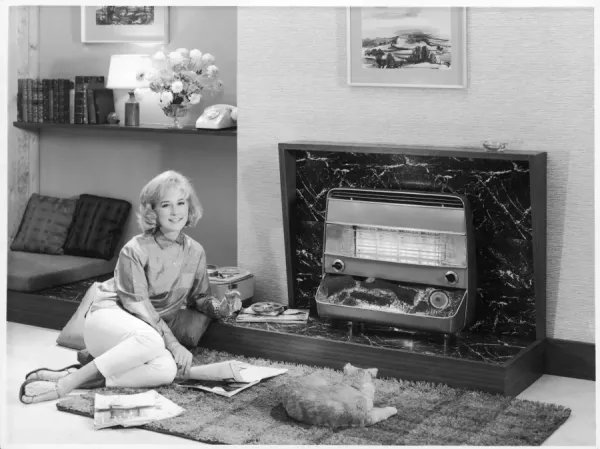 NurseQuantum's tweet photo. Mid century modern fireplaces 💛🧡❤️ https://t.co/Am9hnrGcIS