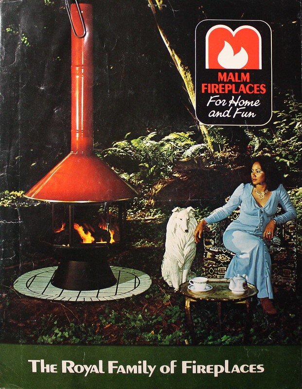 NurseQuantum's tweet photo. Mid century modern fireplaces 💛🧡❤️ https://t.co/Am9hnrGcIS