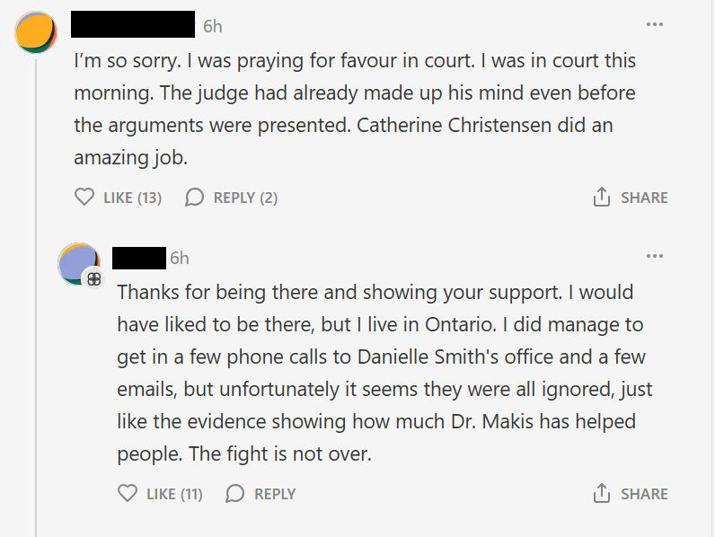 NEWS: First hand testimony from Court

Premier <a href="/ABDanielleSmith/">Danielle Smith</a> govt's horrific attacks on Alberta cancer patients are being watched closely around the world.

Why is she rushing to criminalize Ivermectin? 🤔
Why is she targeting cancer patients who use it?

<a href="/ValourLegal/">ValourLegal</a> 
#ableg