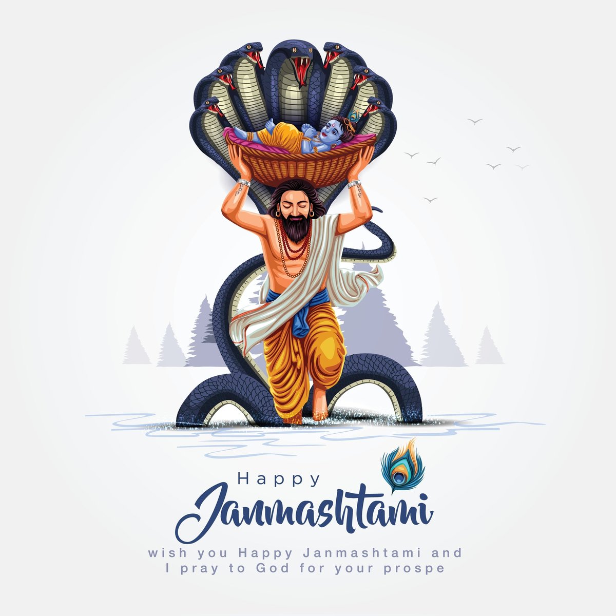 J_Since2000's tweet image. May the blessings of Lord Krishna fill your lives with joy, love, and prosperity.✨️

Happy Krishna Jayanthi to all.🙏🏻🪈

#KrishnaJayanthi2025 
#HappyJanmastami