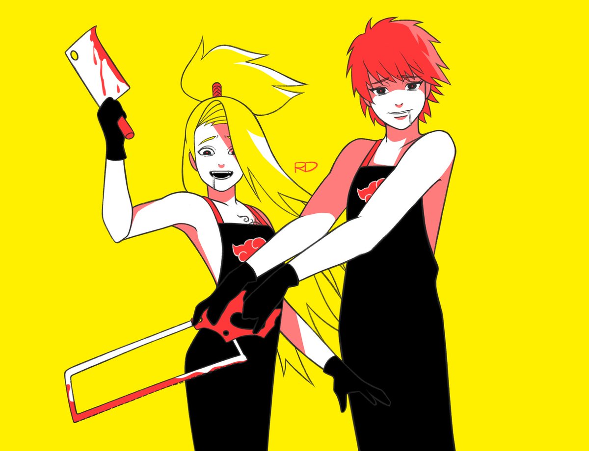 RotaryDial99's tweet photo. #Deidara #Sasori #sasodei #NARUTO #NarutoShippuden #Butchervanity https://t.co/d27WGkzQHb