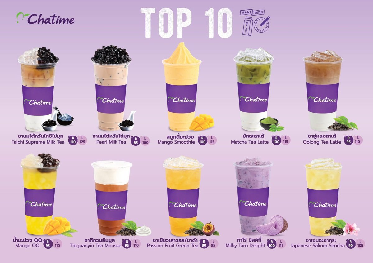 Chatime_thai's tweet photo. วันหยุดทั้งทีจะเอาแต่นอนอยู่บ้านกันทำไม🤪 
ไปกินคัสตาร์ด เอ๊ย!! Puddingฟรี ที่ #chatime กันเถอะ
 
Adminเอาเมนู Top 10 มายั่ว
อร่อยทั้ง 10เมนู 😋 จัดไปสัก 2 เมนู กับโปรจุกๆ #buy1get1free  

ที่ #chatime_thailand ทู๊กสาขาทั่วไทย 😁
#โปรดีบอกต่อ #Thailand #food https://t.co/w1raYu5KWz