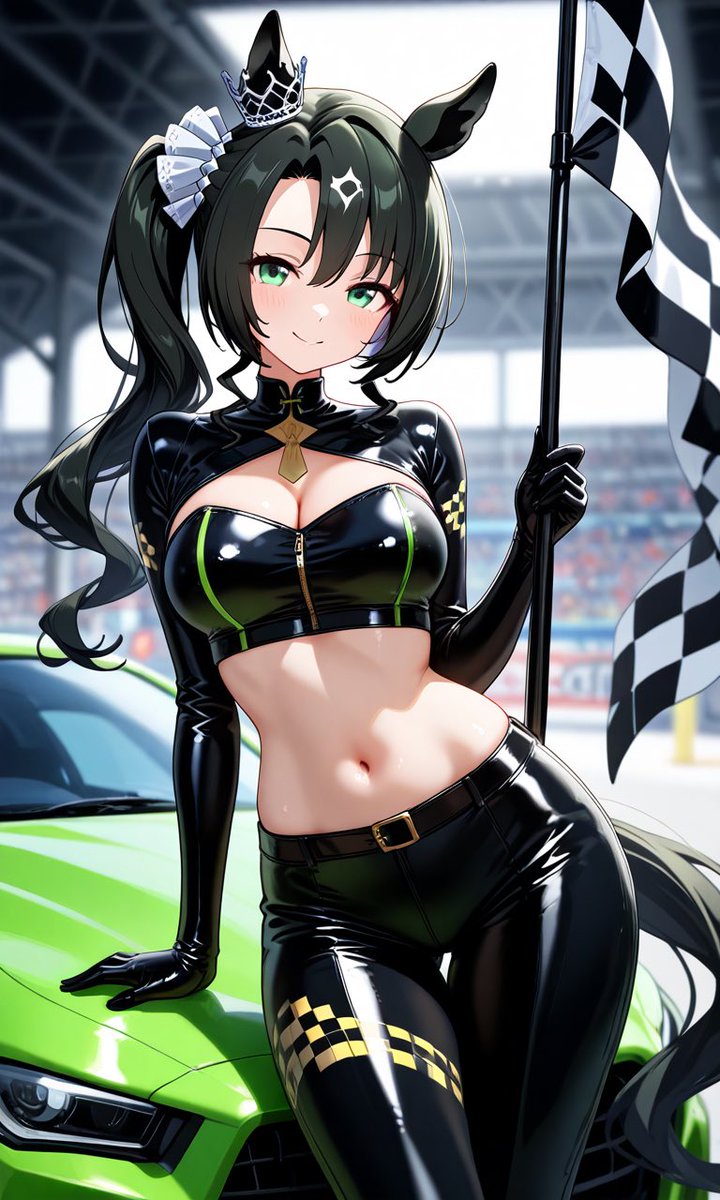 megane0000000's tweet photo. #ウマ娘
#サトノクラウン
#レースクイーン https://t.co/VmF1Y6dnvP