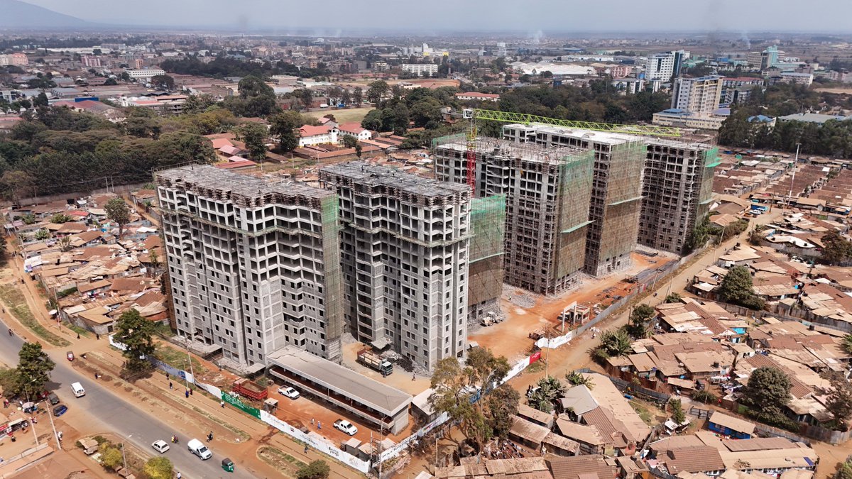 Surrounded by informal settlements, the Thika Bustani AHP in Thika Town Constituency, Kiambu County, delivered through <a href="/HousingUrbanKE/">State Dept for Housing and Urban Development KE</a> seeks to replace slum conditions with modern, dignified and affordable homes that uplift community livelihoods and transform the local landscape.