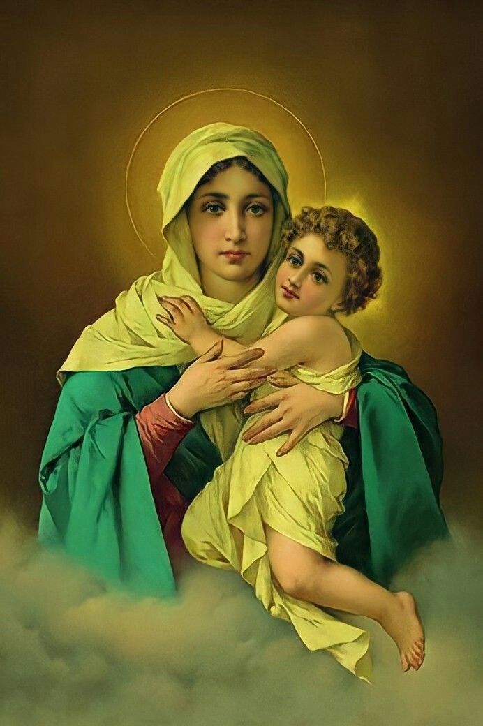 O Blessed Mary, we seek your intercession today. Guide us with your motherly love &amp; wisdom. Help us to trust in God's plan as you did, even in moments of uncertainty. May we find comfort in your example of unwavering faith. Teach us to surrender our worries &amp; embrace God's will🙏