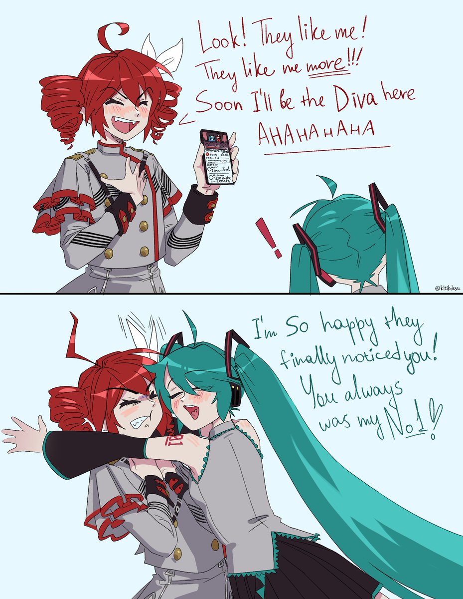 kitikdesu's tweet photo. #初音ミク 
#重音テトSV 

sillies https://t.co/7UAuYqSqY4