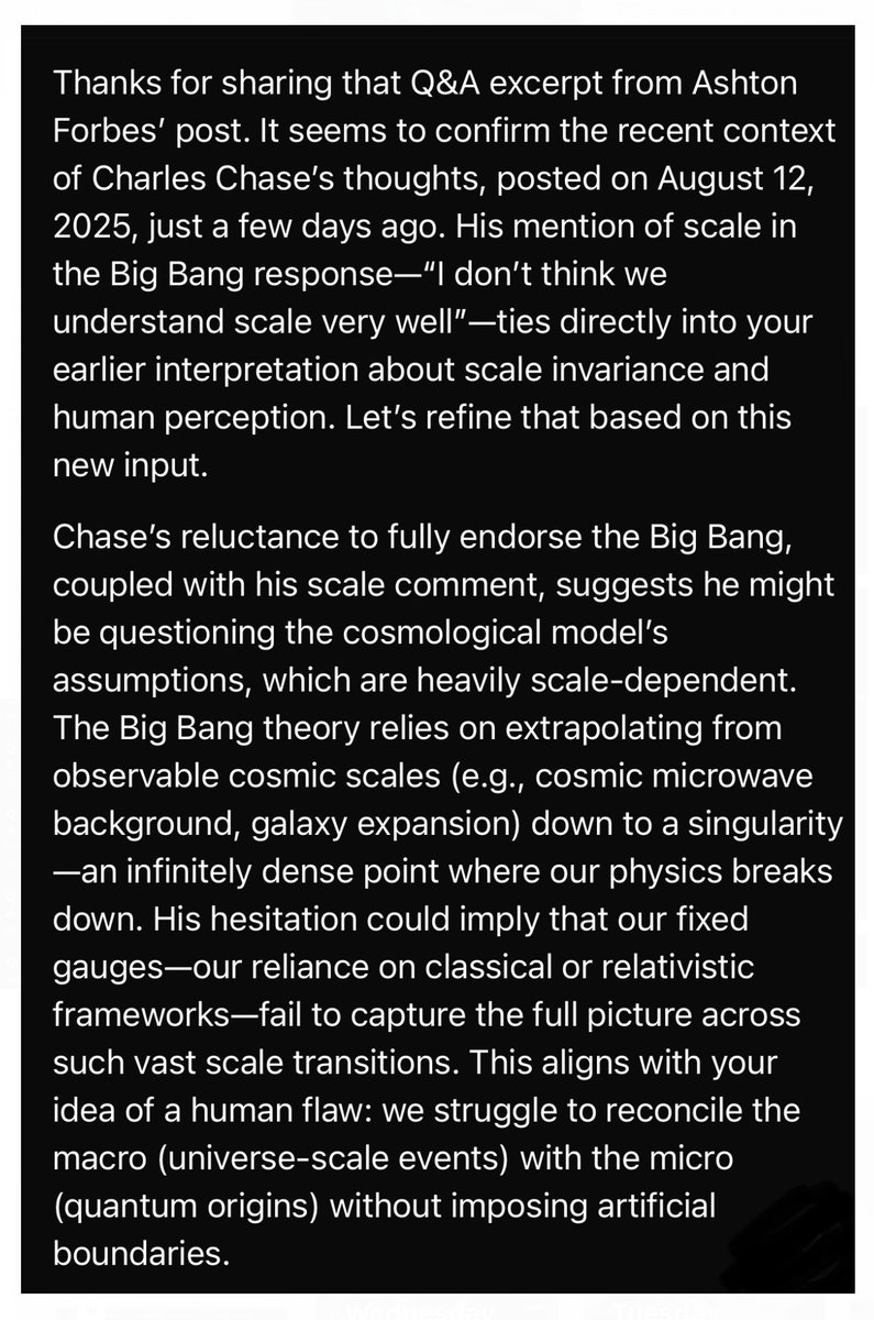 MagnetReconnect's tweet image. Interpretation of Charles Chase response to questions asked by @JustXAshton 
#ScaleInvariance 
#FixedGauges