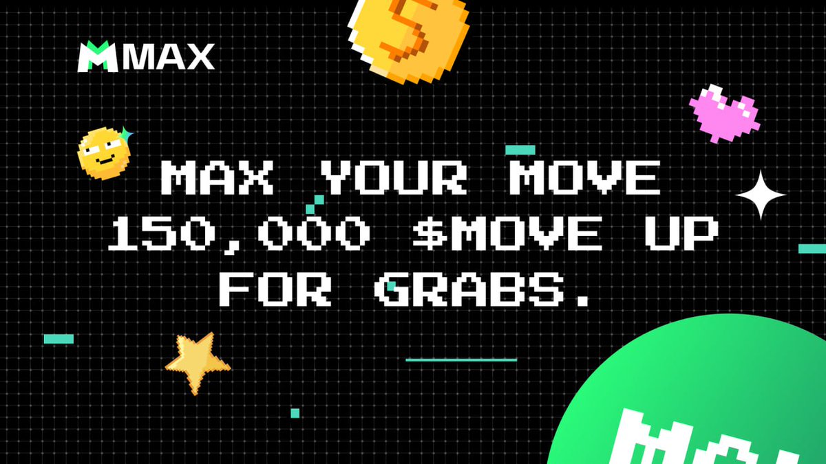 MAXmovOfficial's tweet photo. 🚨 MAX Your MOVE starts now
150,000 $MOVE up for grabs.

Add liquidity. Mint MOVE.
Earn daily rewards for supporting these pools:
• MOVE/USDC
• MOVE/USDT
• Other selected pairs

🔗 Start earning → https://t.co/tdJevOVmkX

Don’t just trade. MAX your MOVE. https://t.co/TnBFsP8MtA