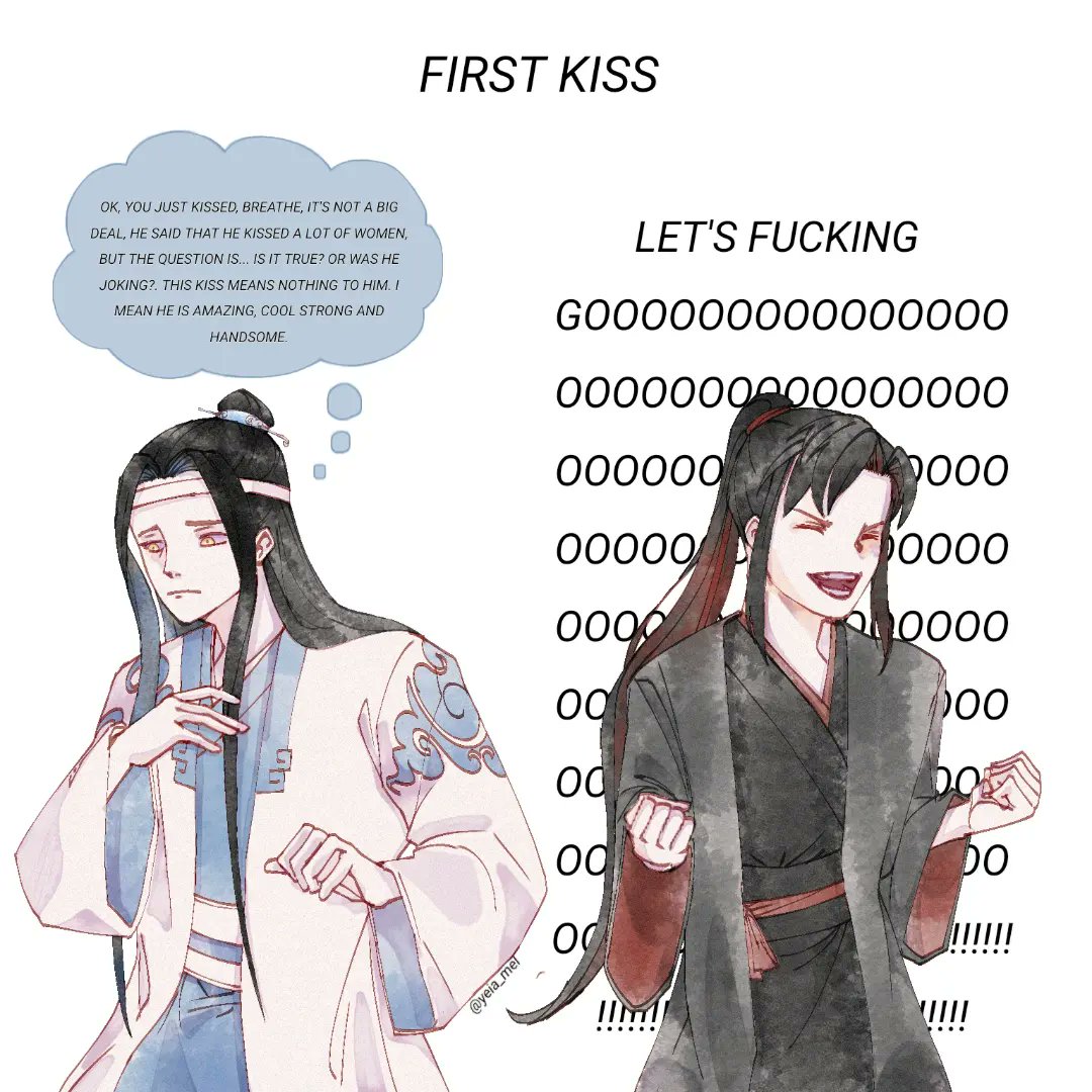 Yeia_Mel's tweet photo. #MoDaoZuShi #Lanzhan 
#weiwuxian :alguien me beso no se quien fue pero igual Voy a presumirlo https://t.co/TCK0krdBT2