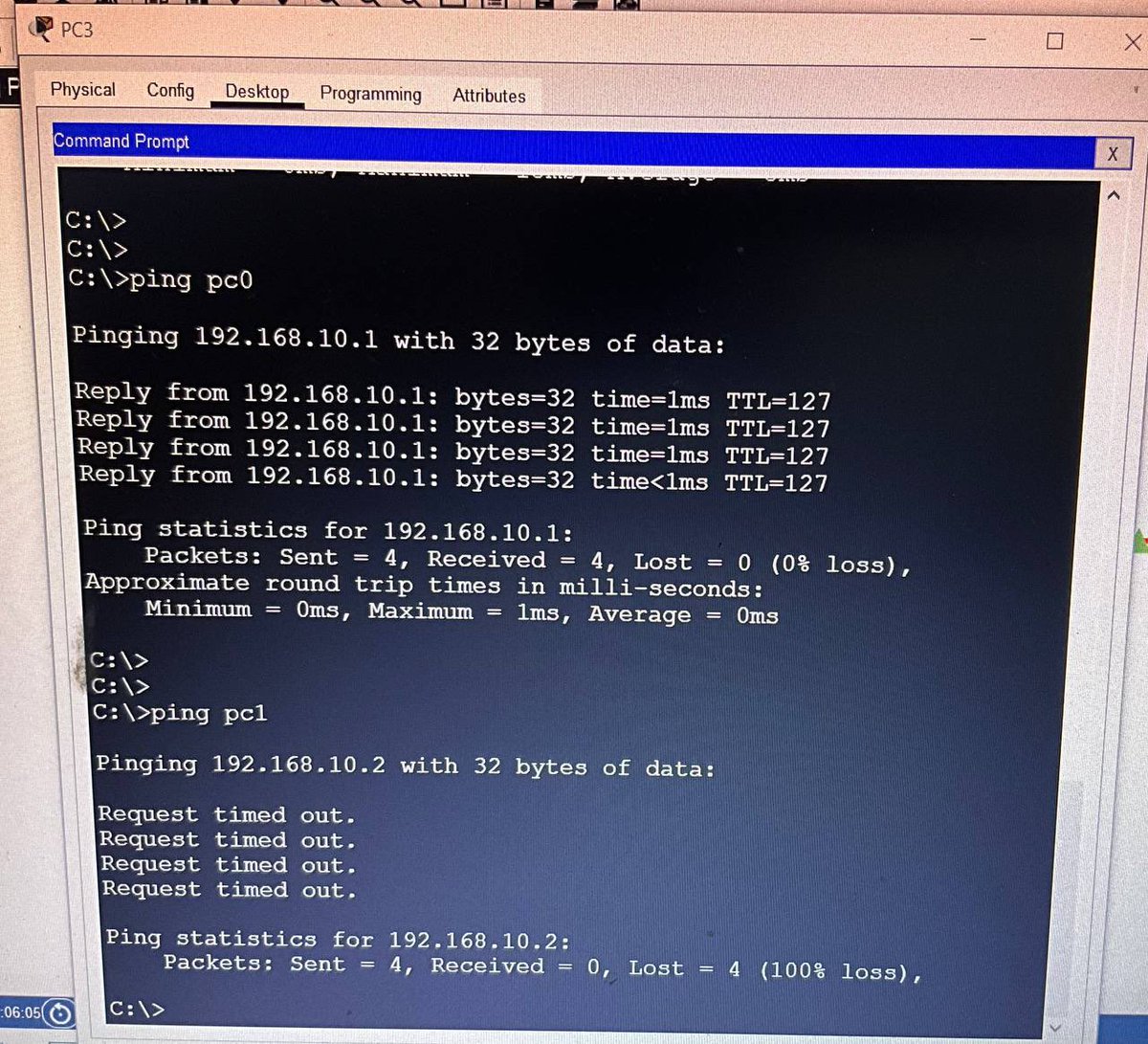 Today’s lab: Extended IPv4 ACLs
🔒 PC0 &amp; PC2 blocked from using DNS on Server1
🔓 Only PC0 can reach 192.168.15.0/24, PC1 can’t.
📊 Result: PC0/PC2 can ping by IP, not by name. PC3 can ping PC0, but fails to ping PC1 (blocked).

#CCNA #ACL #IPv4 #NetworkEngineering