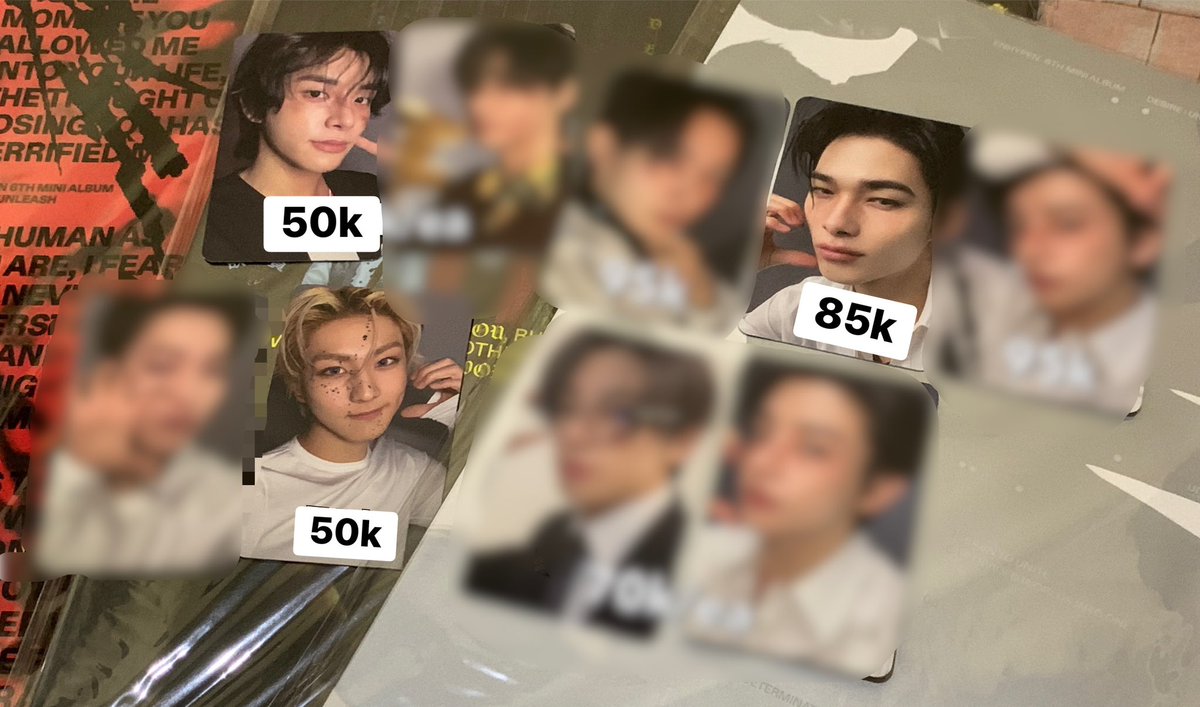 wts want to sell lfb ina

aab sunoo enhypen desire unleash daydream pob kpopmerch jake jay niki jungwon sunghoon

price on pict
🏠 bekasi
✅ inc. packing
❌ exc. adm