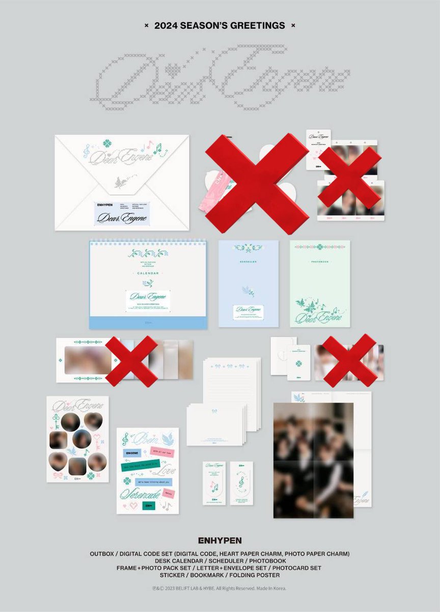 wts want to sell lfb ina

2024 season's greeting sg24 enhypen minus pc dan postcard

price on pict
🏠 bekasi
✅ inc. packing
❌ exc. adm