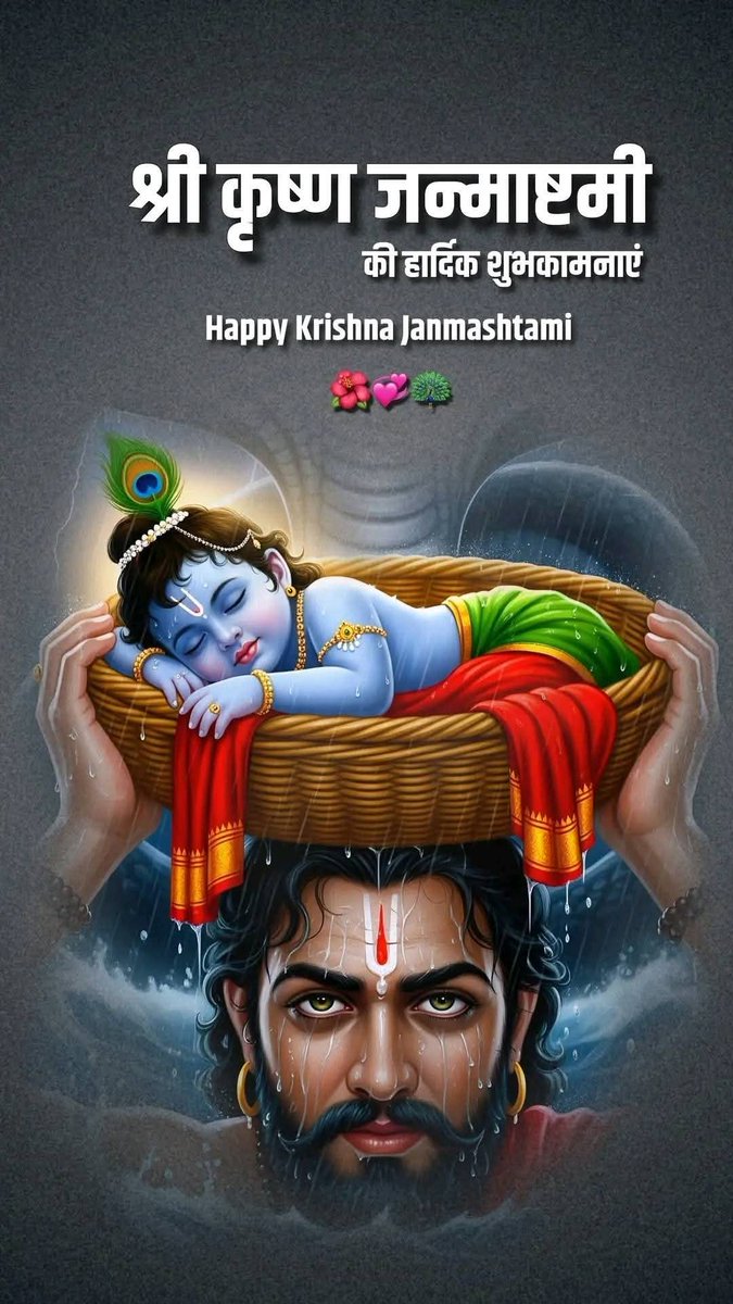 आप सभी को श्री कृष्ण जन्माष्टमी की हार्दिक शुभकामनाएं!
#ShriKrishnaJanmashtami