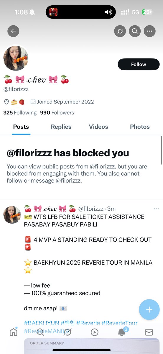 jhoustix_ALERT's tweet photo. PLEASE RT TO AVOID SCAMS

SCAMMER ALERT🚨🚨🚨

@hirobiijl @filorizzz 

other accounts @xox_joewahs @shaiinte 
#BAEKHYUN #ReverieTour #백 #ReverieMANILA #ReverieinMANILA https://t.co/FuSqrncOTC