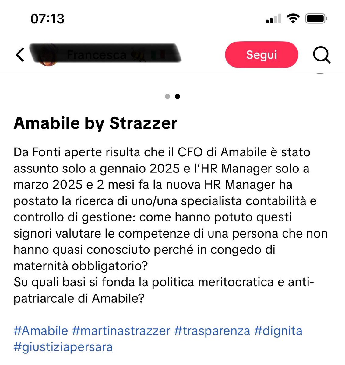 ste_ste_14's tweet photo. Quando dico che nel 2025 è inutile nascondere la polvere sotto il tappeto…
#martinastrazzer #Amabile #purposewashing #influcirco https://t.co/TTg4JFM55Q