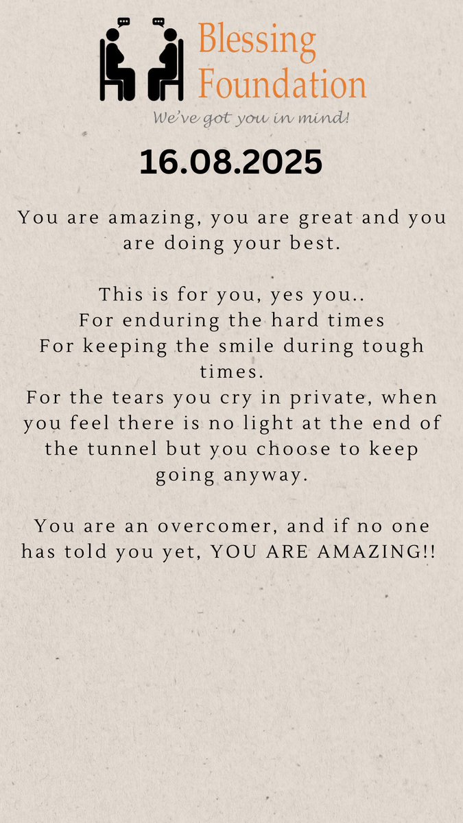 Blessing Foundation tweet media