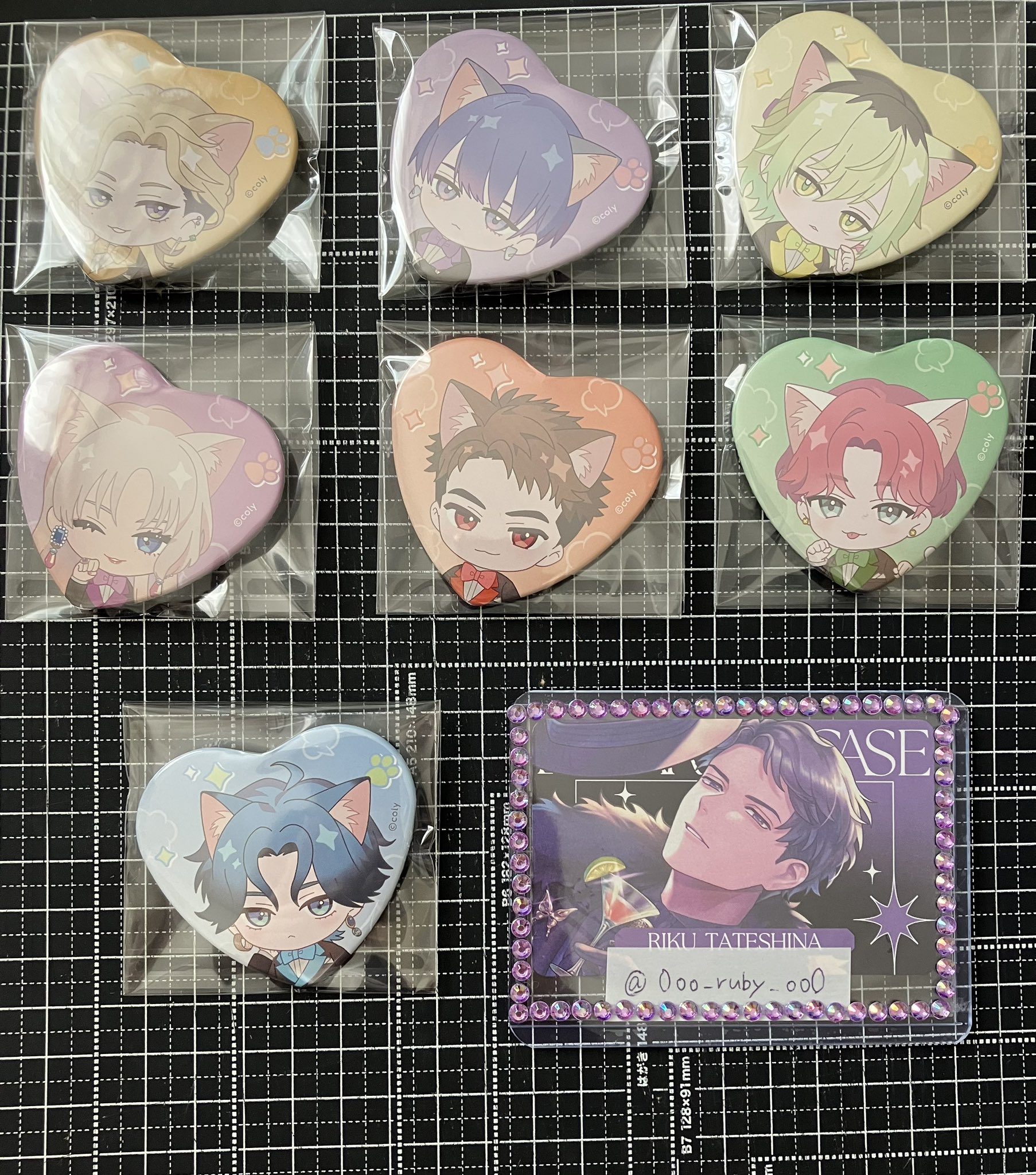 ブレマイ　缶バッジ　城瀬　須王　立科　相沢　隠岐谷　壱川　宇京　麻波　新名 ブレイクマイケース 缶バッジ 城瀬 須王 相沢 隠岐谷 壱川 宇京