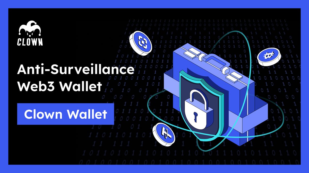 Tired of wallets acting like surveillance tools?
It’s time for a wallet that respects you.
👉 Clown Wallet = Privacy first. No tracking. Full control.
#Crypto #ClownWallet #Blockchain