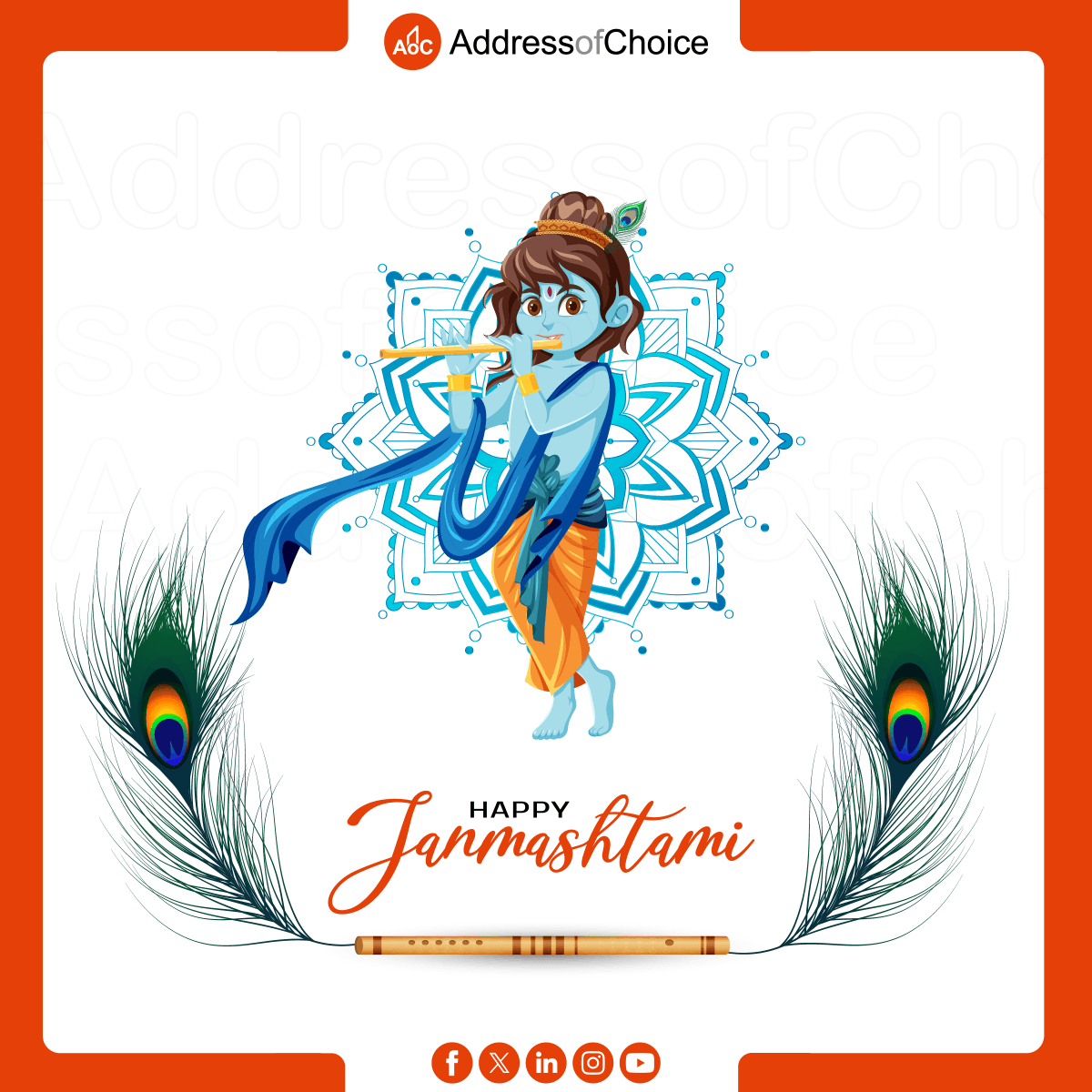 AddressofChoice's tweet photo. On this Janmashtami, may Krishna’s divine grace be with you, guiding you towards happiness and prosperity.

.

.

.

.

.

.

.

#janmashtami #happyjanmashtami #krishnajanmashtami #happykrishnajanmashtami #happy_janmashtami #shrikrishnajanmashtami #happy_krishna_janmashtami https://t.co/kp2jvmQs80