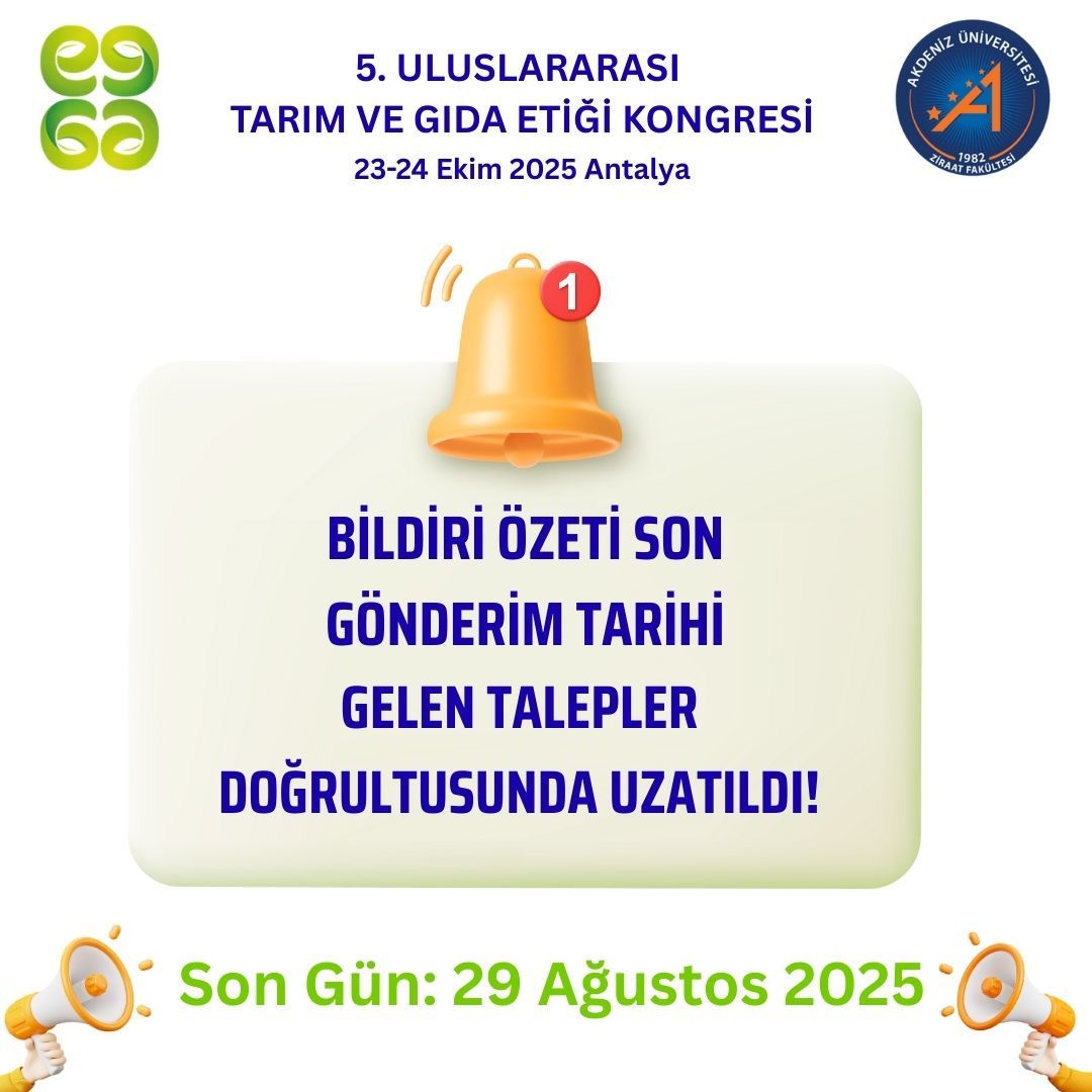 Tarım ve Gıda Etiği Derneği (TARGET) tweet media