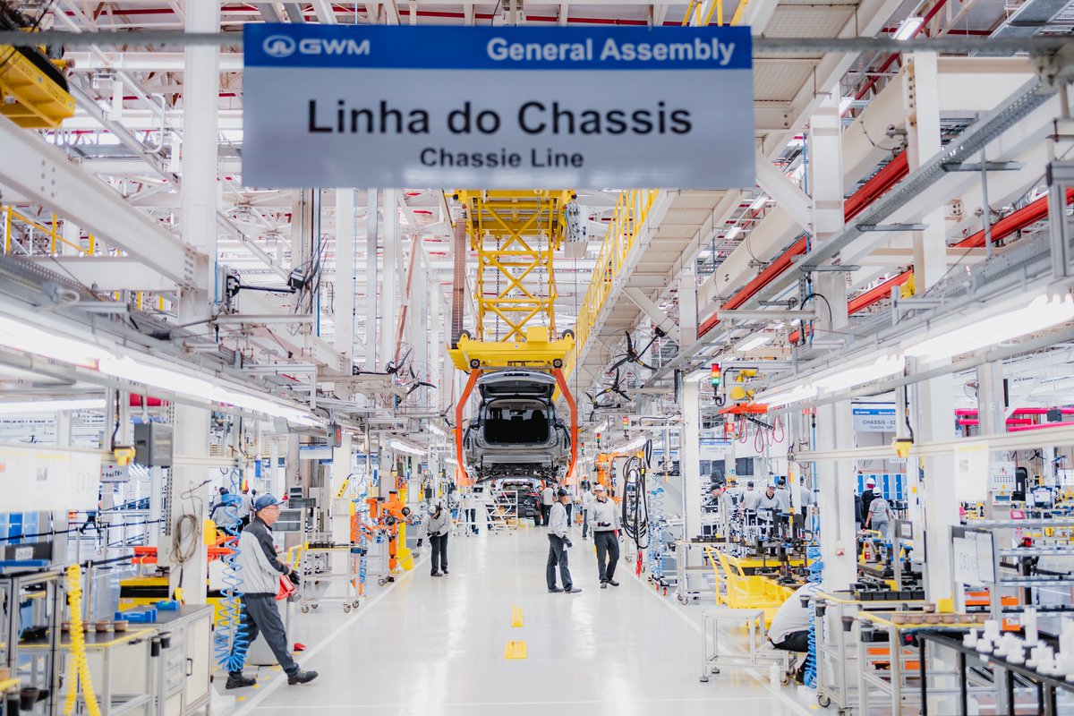GWMGlobal's tweet photo. GWM Brazil Plant grand opens.Hello tomorrow. Let's step into a new chapter. @GWMbrasil  @LulaOficial 

Learn more:  https://t.co/Zr2Ilzu9Us
#GWM #gowithmore #GWMHaval #HAVALH6 #GWMBrazilPlant #Brazil https://t.co/9jGUed6OJF